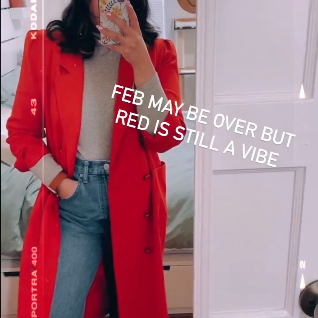 Vintage Red Coat